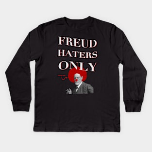 freud haters only Kids Long Sleeve T-Shirt